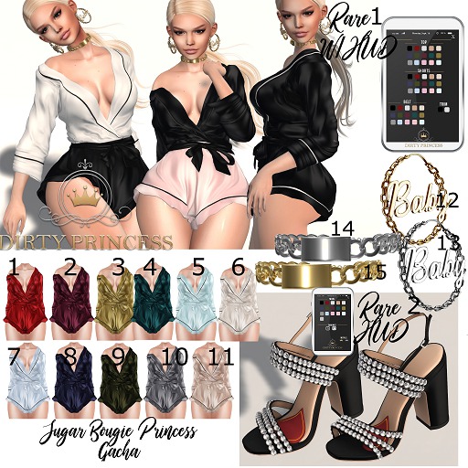 DIRTY PRINCESS- Sugar Bougie Princess -LARA- 10 COMMON
