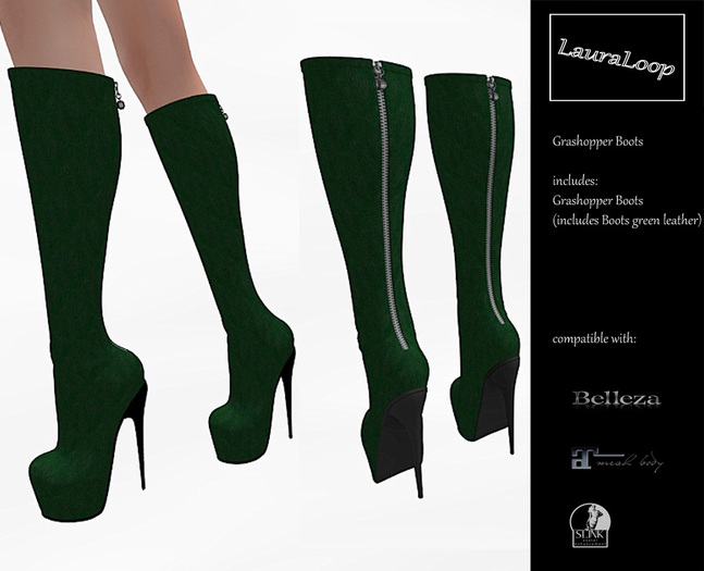 LauraLoop Grashopper Leather Boots