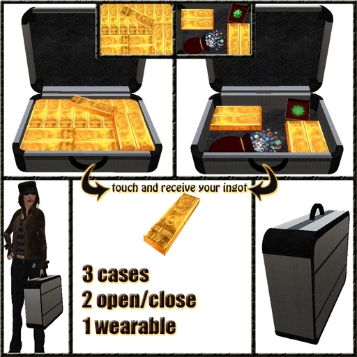 Ingot & precious stones CASE