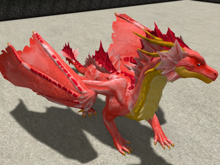 Fiery Dragon dreamcrawler dragon texture mod