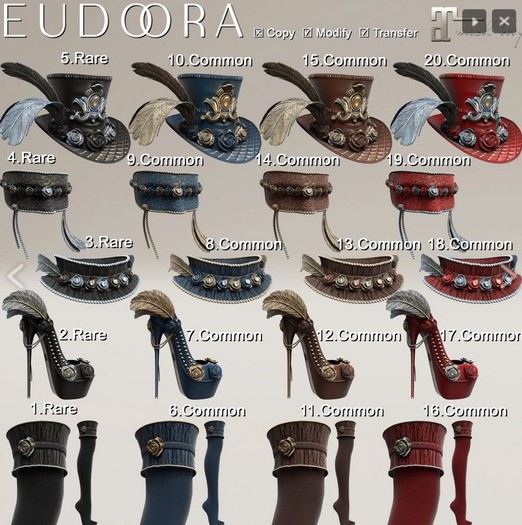 Eudora3D Anabelle Blindfold Blue