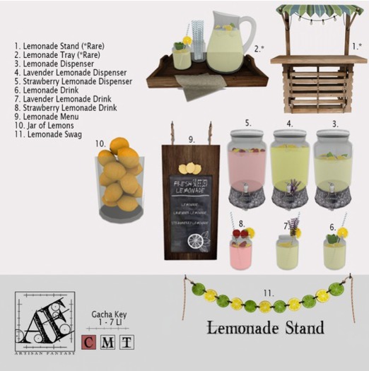 *AF* Lemonade Tray *RARE*