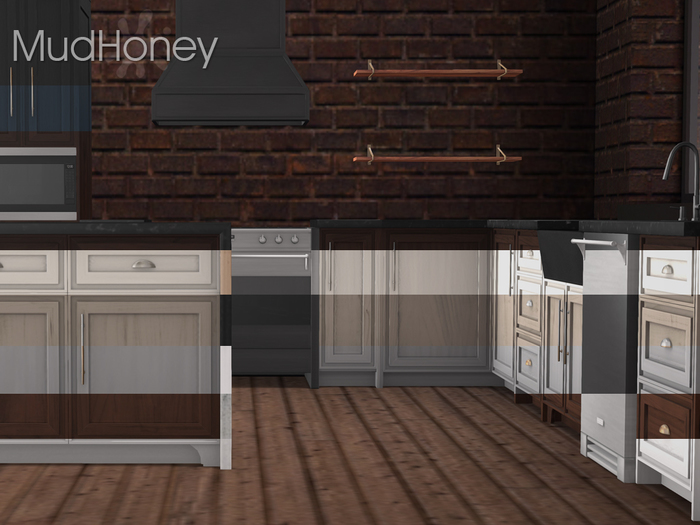 MudHoney Clio Cabinets - Texture Change