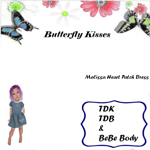 .:.BK.:. Melissa Blue Patch Dress