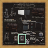 .09 [ kunst ] - Vintage wallphone / black wood - silver