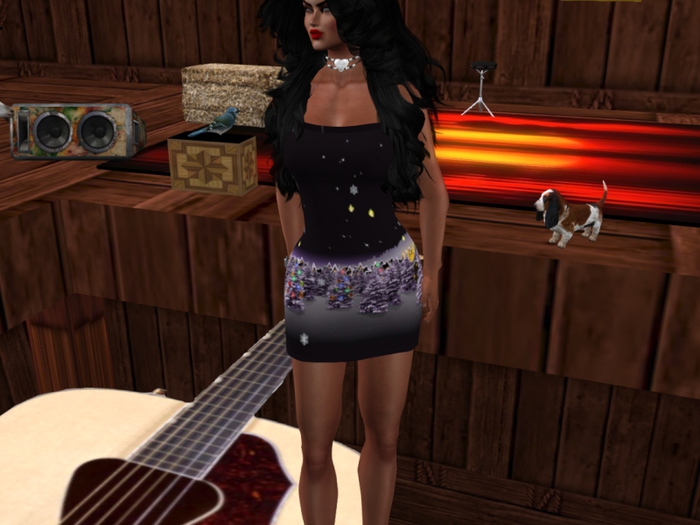 Christmas Dress/Texture Hud Box**