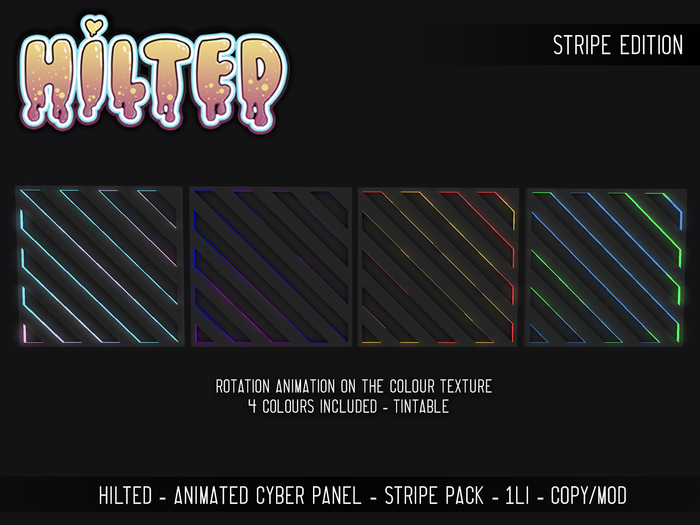 HILTED - Animated Cyber Panel - Stripe Pack