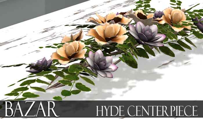 ~BAZAR~Hyde flower centerpiece