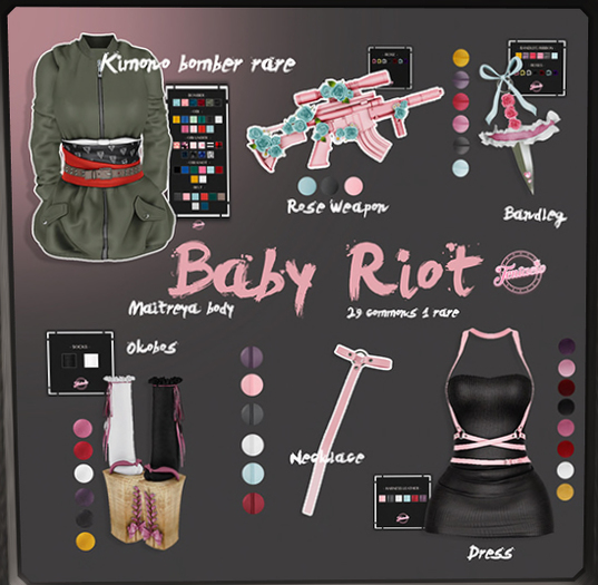 *Tentacio* Riot - Necklace - Lila