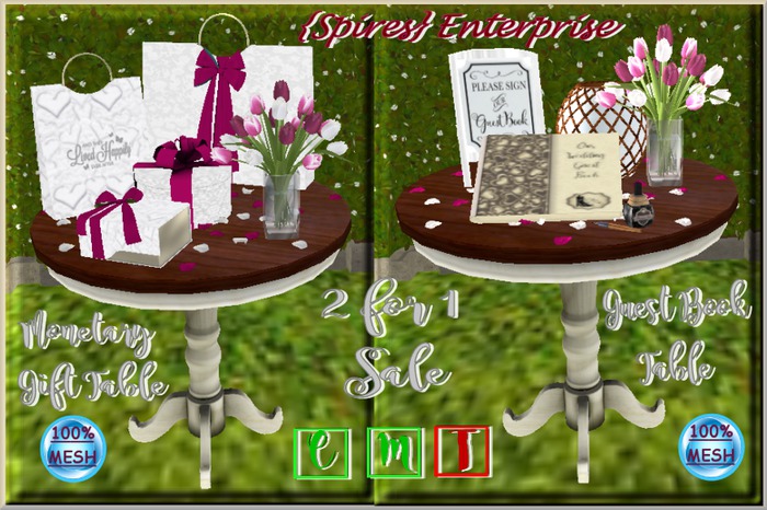 {SE} Wedding Gift Table Set