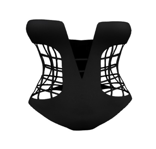 [Haste] Cutout Bodysuit Green M