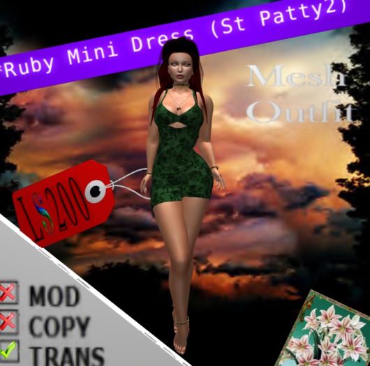 Ruby Mini Dress (St Patty 2)