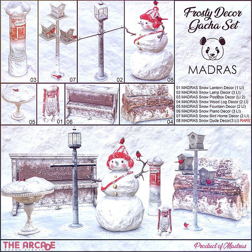 05 MADRAS Snow Fountain Decor (2 LI)