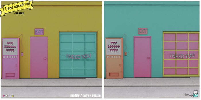 ninety - Need you backdrop {wear me}