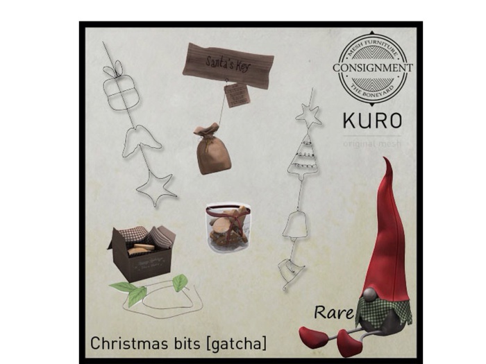 Kuro & [Con.] - [Christmas bits] Iron decor 1