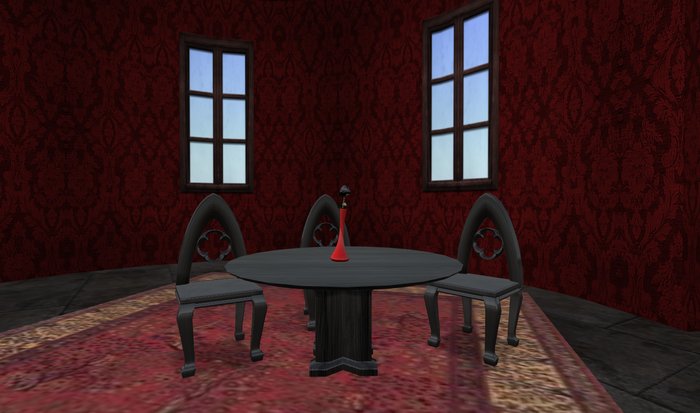 Black Karbon- Gothic Table set