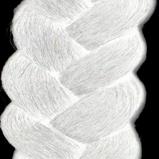 braided hair white