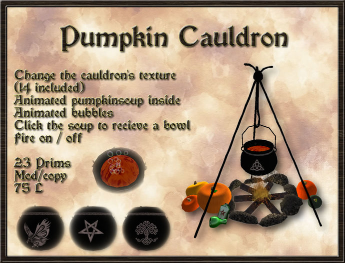 ***TG*** Pumpkin Cauldron (BAG)