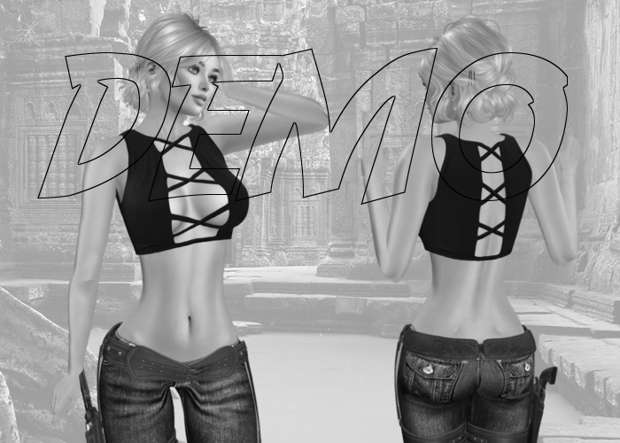 Maxi Jones - Demo Black Maria Laced Top