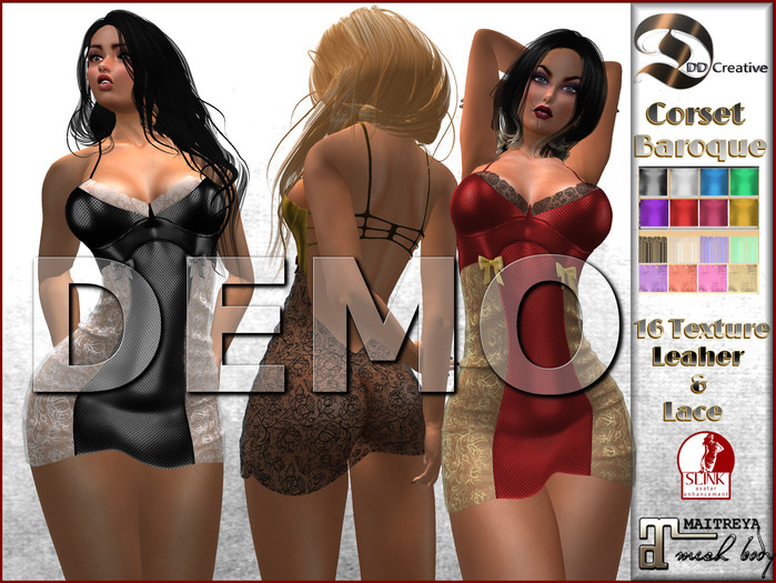 ☾ⅅⅅ☽-ڿڰۣ-ღ Corset Antique Baroque Style ღ-ڿڰۣ- [ DEMO ]