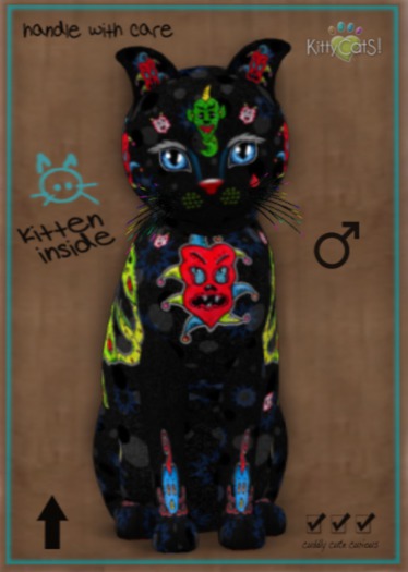 KittyCatS Box - M - ScaredyTats! - VeryScaryMonsters / GCocoVGS