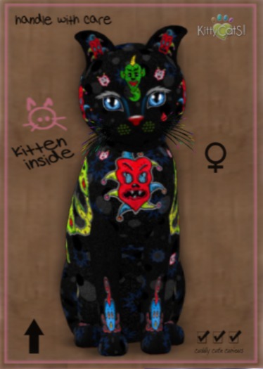 KittyCatS Box - F - ScaredyTatS! - VeryScaryMonsters / GFlame GMeadow