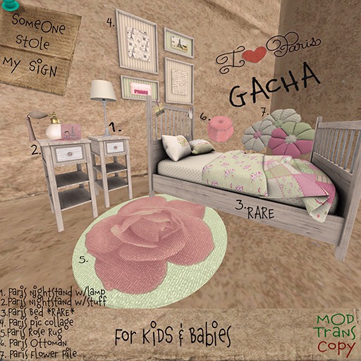 SSMS-#3.Paris Bed boxed RARE