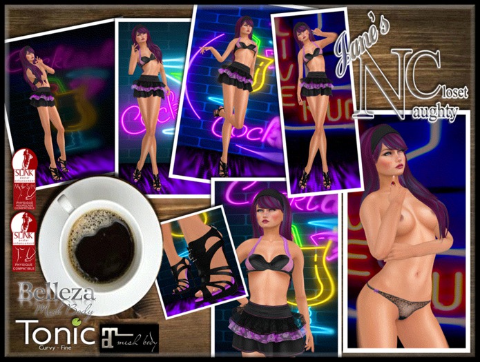 Jane's - Naughty Lace Cocktail Server