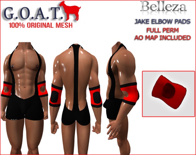 G.O.A.T. BELLEZA JAKE ELBOW PADS FULL PERM