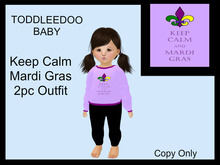 Steph-0-Bee's - Keep Calm Mardi Gras (TD Baby)
