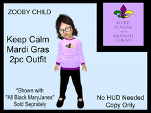 Steph-0-Bee's - Keep Calm Mardi Gras (Zooby)