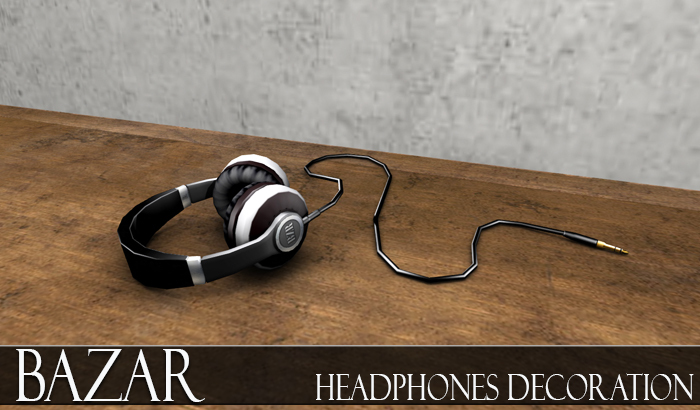 ~BAZAR~Headphones decoration
