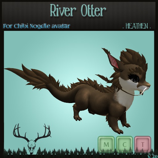 [-. HEATHEN .-] - Chibi Noodle - River Otter