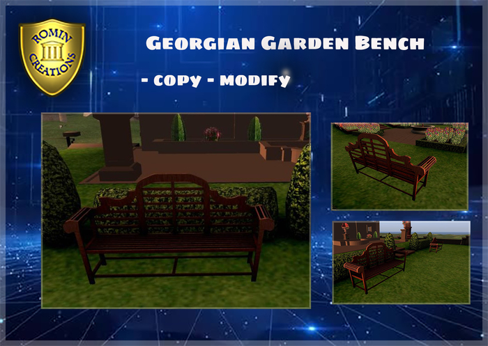 Georgian Garden Bench
