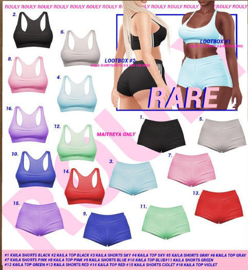 LOOTBOX #1 ROULY - Kaila Top - Fullpack - Lootbox