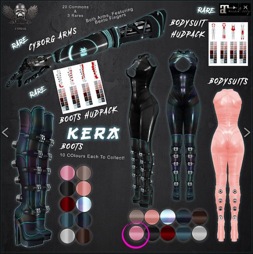 [The Forge] Kera Bodysuit, Rose