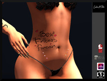 M19 best friends forever Custom M tattoo