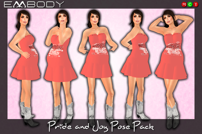 Embody 5 Pose Pack FP PRIDE & JOY
