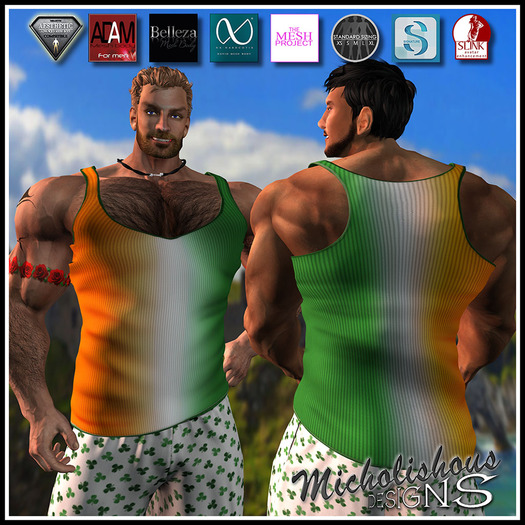 * Mikolishous Designs * AB Tank-Rib'd Irish