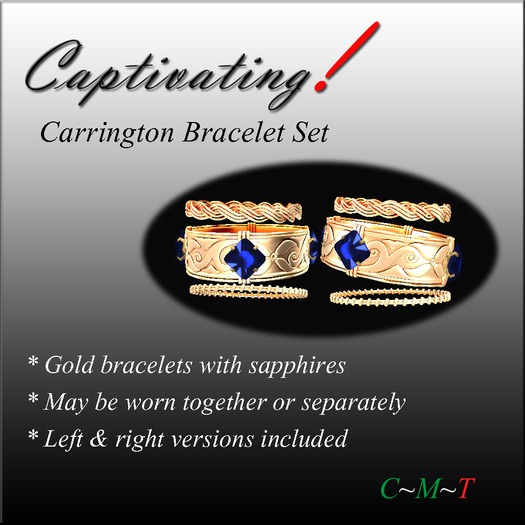 Captivating! Carrington Gold/Sapphire
