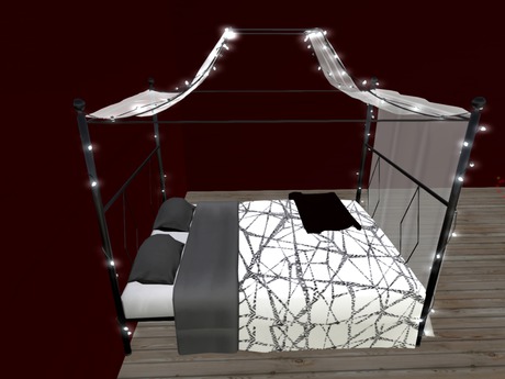 Second Life Marketplace - Strange & Beautiful Couples Canopy Bed