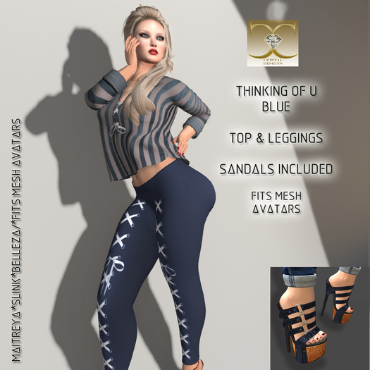 THINKING OF U IN BLUE