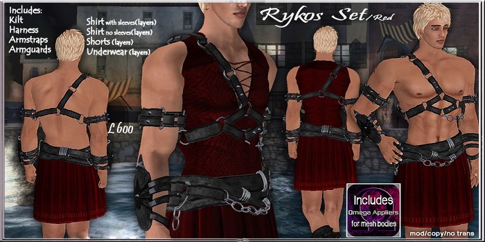 Rykos Set T.E.D./Blk_RED