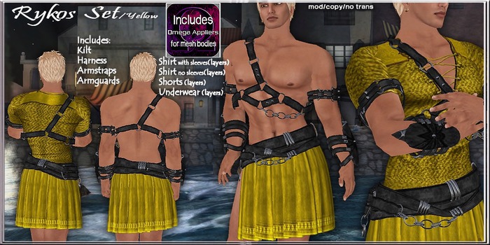 Rykos Set T.E.D./Blk_YELLOW