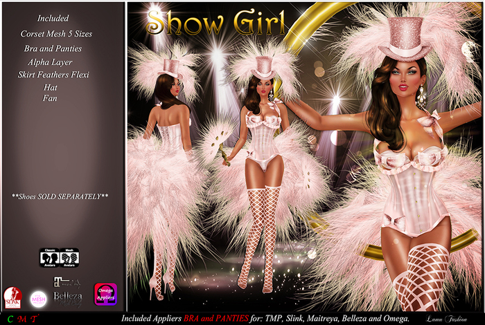 -Lamu Fashion-Outfit *Show Girl* Pink