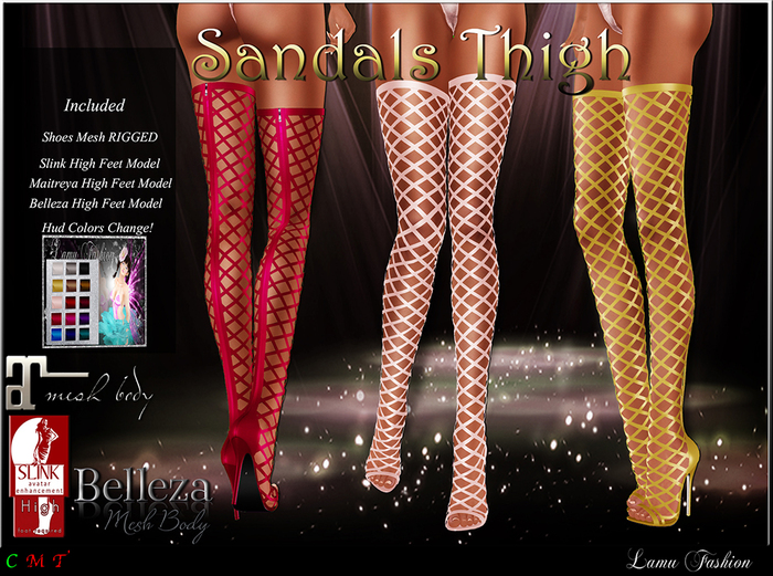 -Lamu Fashion-Shoes Sandals Thigh