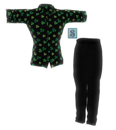MERC -  OUTFIT - SHIRT & PANTS - ST PATRICKS DAY - GIANNI SIGNATURE 