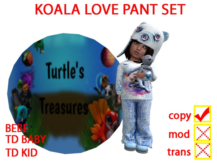KOALA LOVE PANT SET