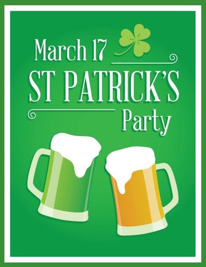 St. Patrick's Day Party Sign