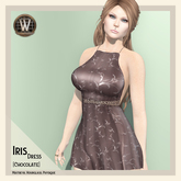 Wicca's Wardrobe - Iris Dress [Chocolate] [BOXED]